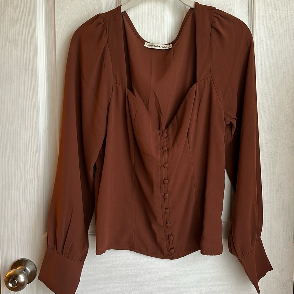 Abercrombie & Fitch long sleeve blouse - size S
